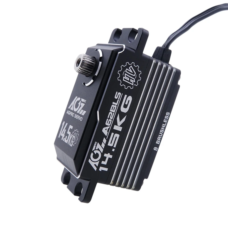 

AGFRC A62BLS 14.5Kg Brushless Motor Low Profile Competition Servo For 1:10 Scale RC Car Parts