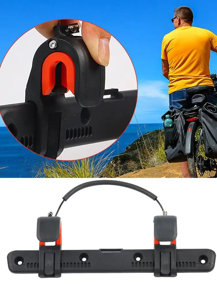 AliExpress NONE Bike Bag Buckle Clip Adjustable Saddle Rack Bag Clip for Motorcycles Bicycle And Motorcycle Pannier Rack Accessories