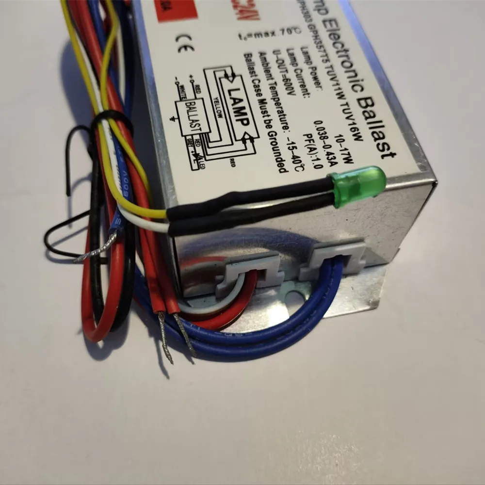 DC24V UV lamp ballast DC24V PL15-425-18W water treatment sterilizer rectifier