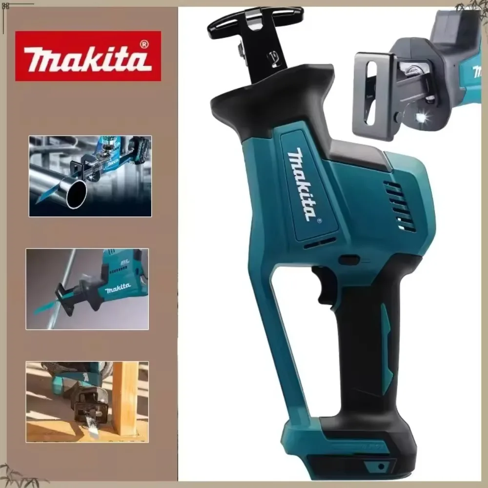 

Аккумуляторная бесщеточная сабельная пила Makita DJR189 18В (2026 г.) для резки дерева и металла, без аккумулятора и зарядного устройства