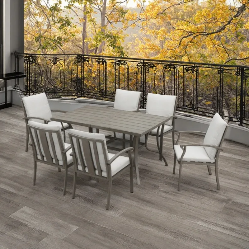 أريكة واحدة مجموعات أثاث خارجي حديقة الأثاث نظام الجلوس أريكة استرخاء كرسي الجلسة الخارجية الأريكة الهواء فناء الزاوية المنزل #2