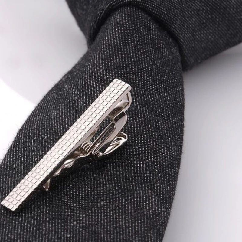 Fashion Men'S Tie Clips Metal Necktie Daily Business Wedding Ceremony Tie Clip Pin Men Fashion Party Jewelry Accessories Gif