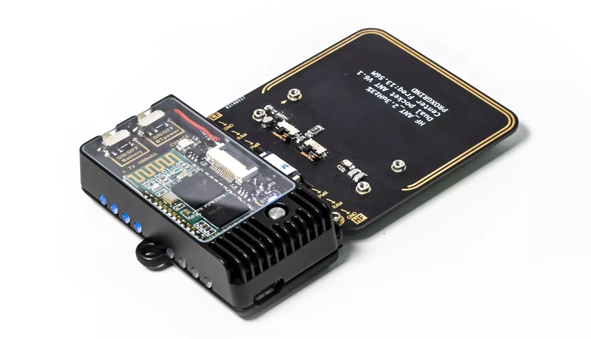 SmCpBlueShark Standalone Module For RFID NFC Card Copier Clone Crack Proxmark3 RDV4.0 BLE Module