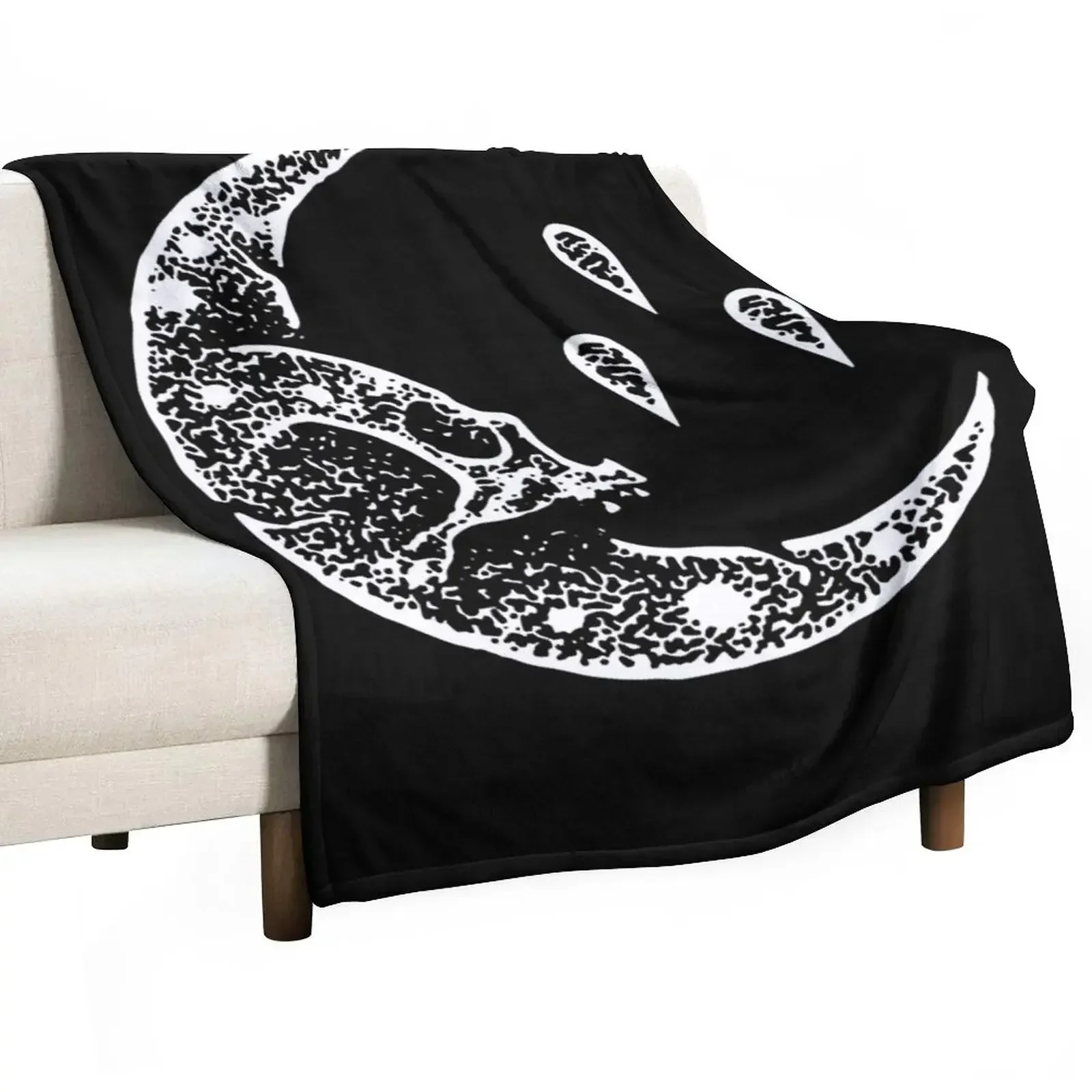 

Currents Band Merch Currents Moon Emblem Throw Blanket Thermals For Travel Soft manga Blankets