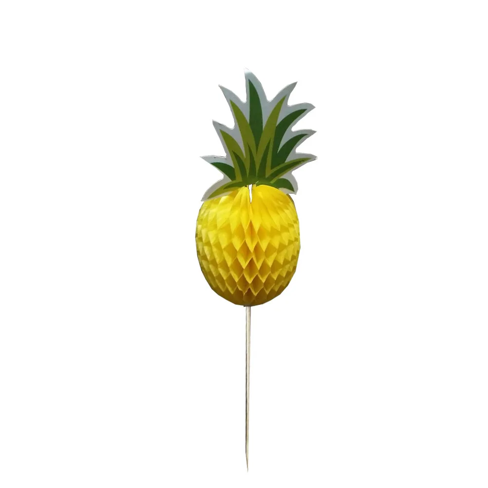 

100Pcs Pineapple Toothpicks Toppers Safe for Cakes Cupcakes Desserts Ice Cream Home Corporate Events Beach Garden Party Decor