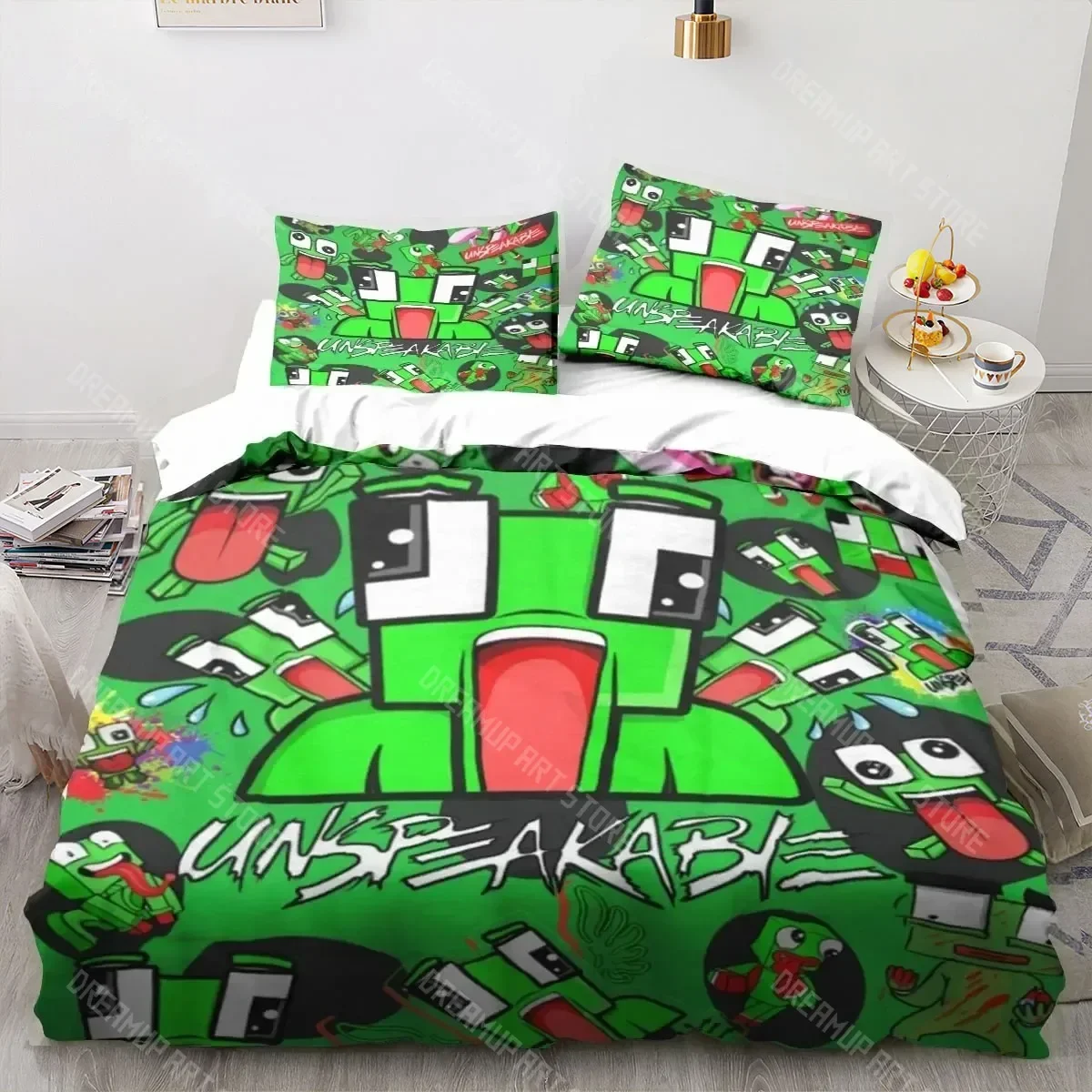 2026 Cartoon Funny Play U-Unspeak-able Bedding Set Bedroom Soft Bedspreads For Bed Comefortable Duvet Cover Quilt And Pillowcase