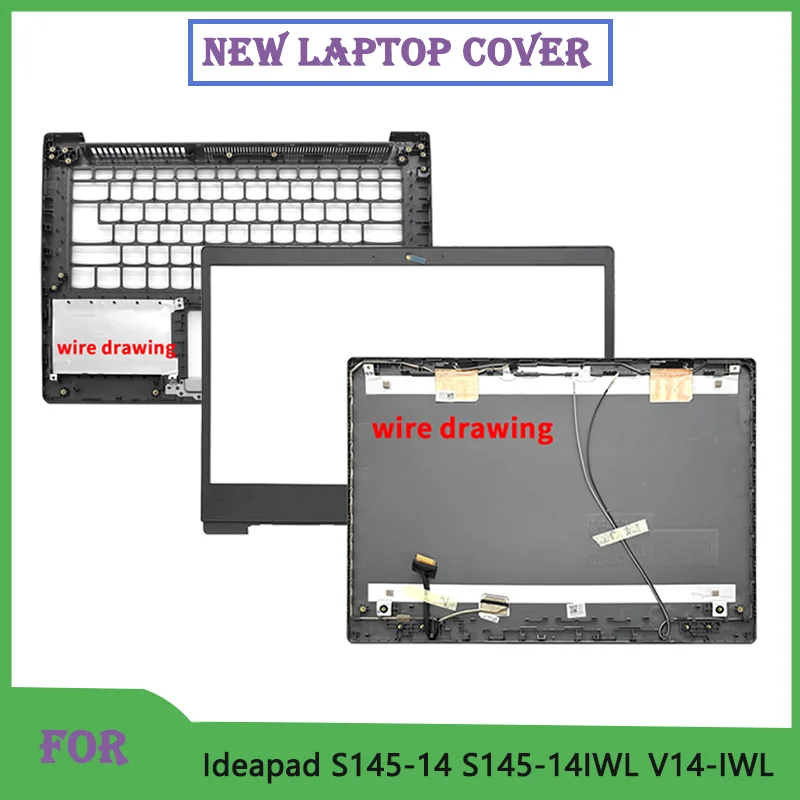 

New For Ideapad S145-14 S145-14IWL V14-IWL Laptop Shell LCD Screen Top Case/Back Cover/Front Bezel/Bottom Case