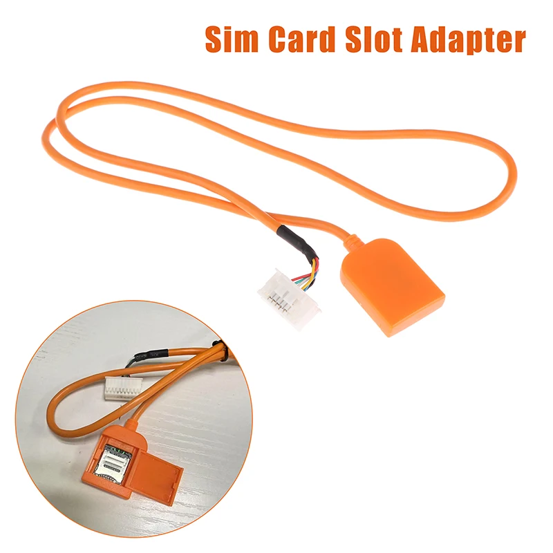 1pcs Sim Card Slot Adapter Radio Multimedia Gps 4G 20pin Cable Connector Car Accsesories Wires 12V Of Car Radio Player