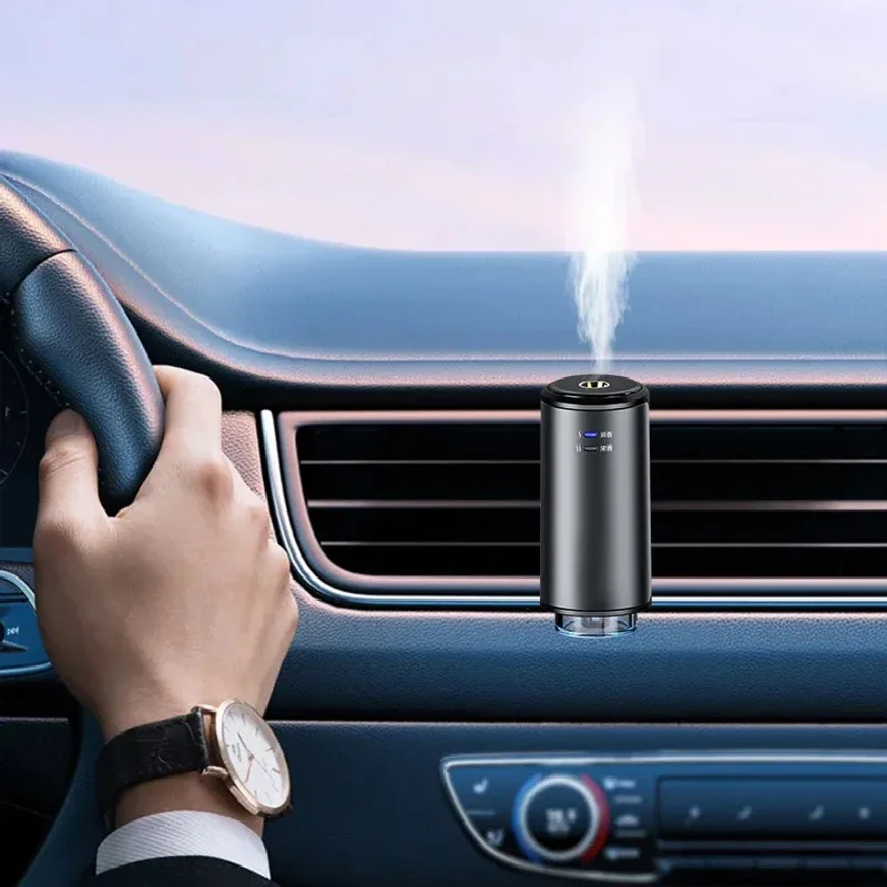 Mini Auto Aroma Diffuser Luchtbevochtiger Ultrasone Waterloze Etherische Olie Diffuser Geur Nano Koele Mist Geur Luchtbevochtiger