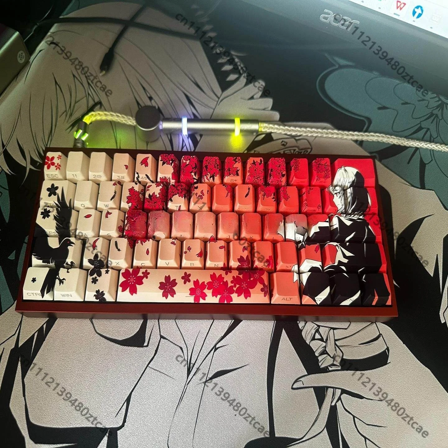 New & Fully Modified Used Magnetic Switch Keyboard 60HE+ Top Configuration Mechanical Keypad