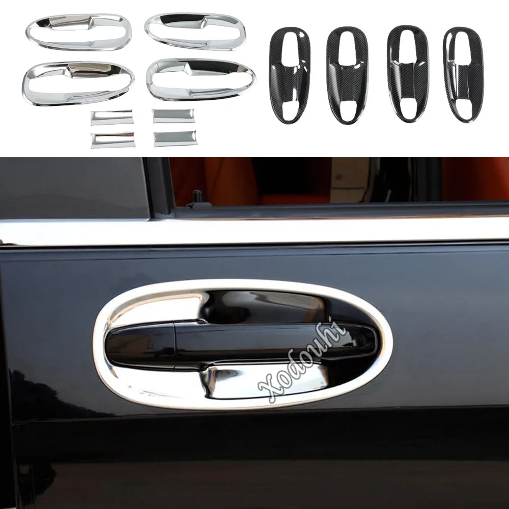 Car Door Handle Bowl Cover For Benz Vito W447 2016 2017 2018 2019 2020 2021 2022 Decoration Trim Armrest Interior Accessories