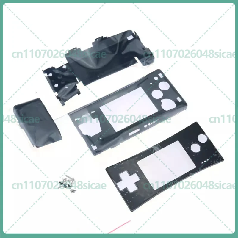 Metal Housing shell case Set for Nintendo game Boy Micro gbm Aluminum Replacement Protective Console