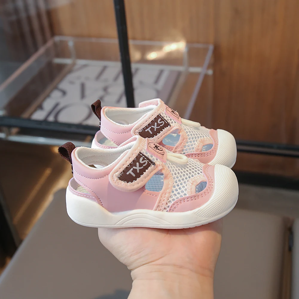 صنادل رياضية للأطفال، صنادل شبكية مريحة للأطفال الأولاد، أحذية رياضية للأطفال الصغار قابلة للتنفس، أحذية عملية من القماش الصيفي للفتيات #6