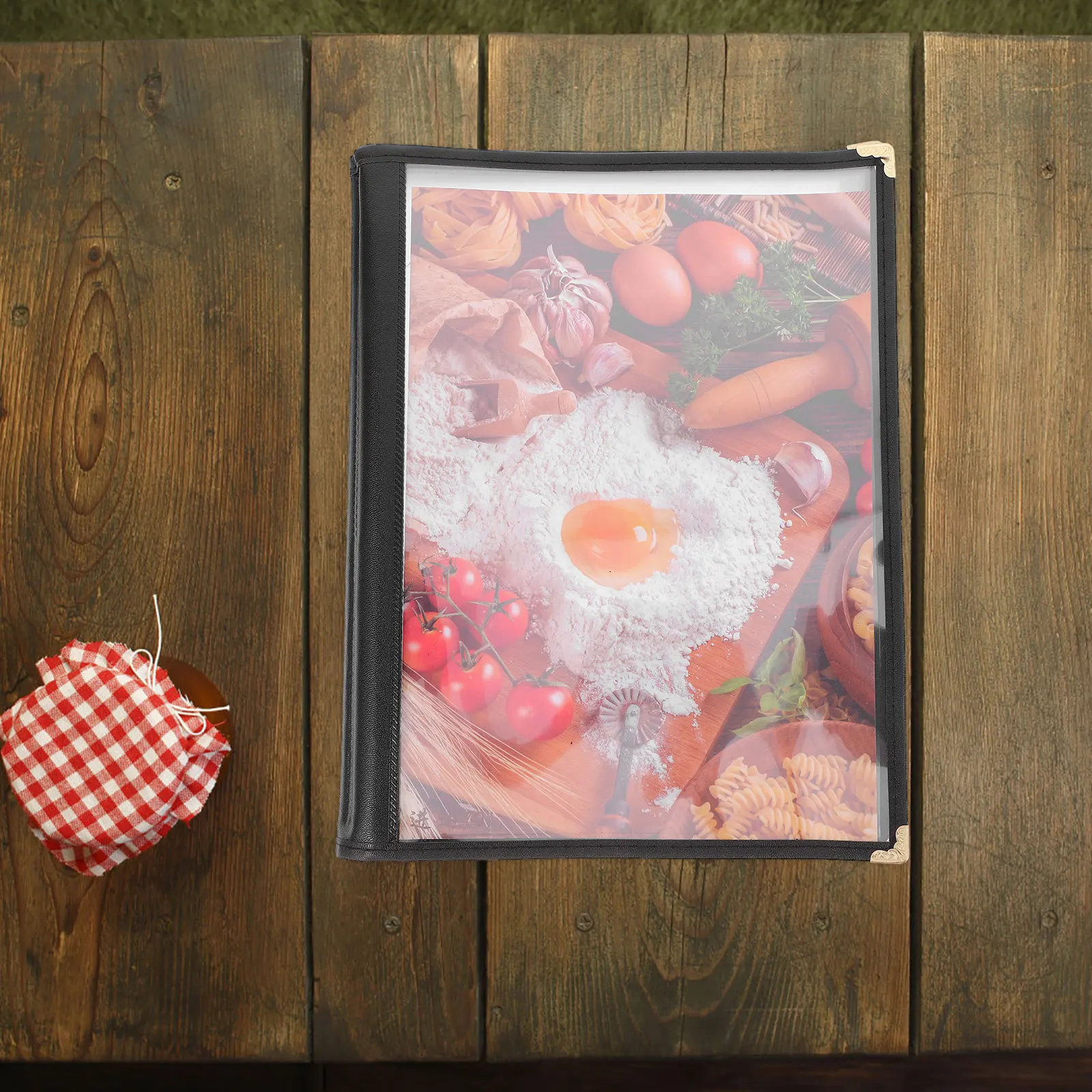 

Menu Cover Clear Pu Pvc Waterproof For Restaurant Hotel Cafe Transparent Holder With Large Books Easy