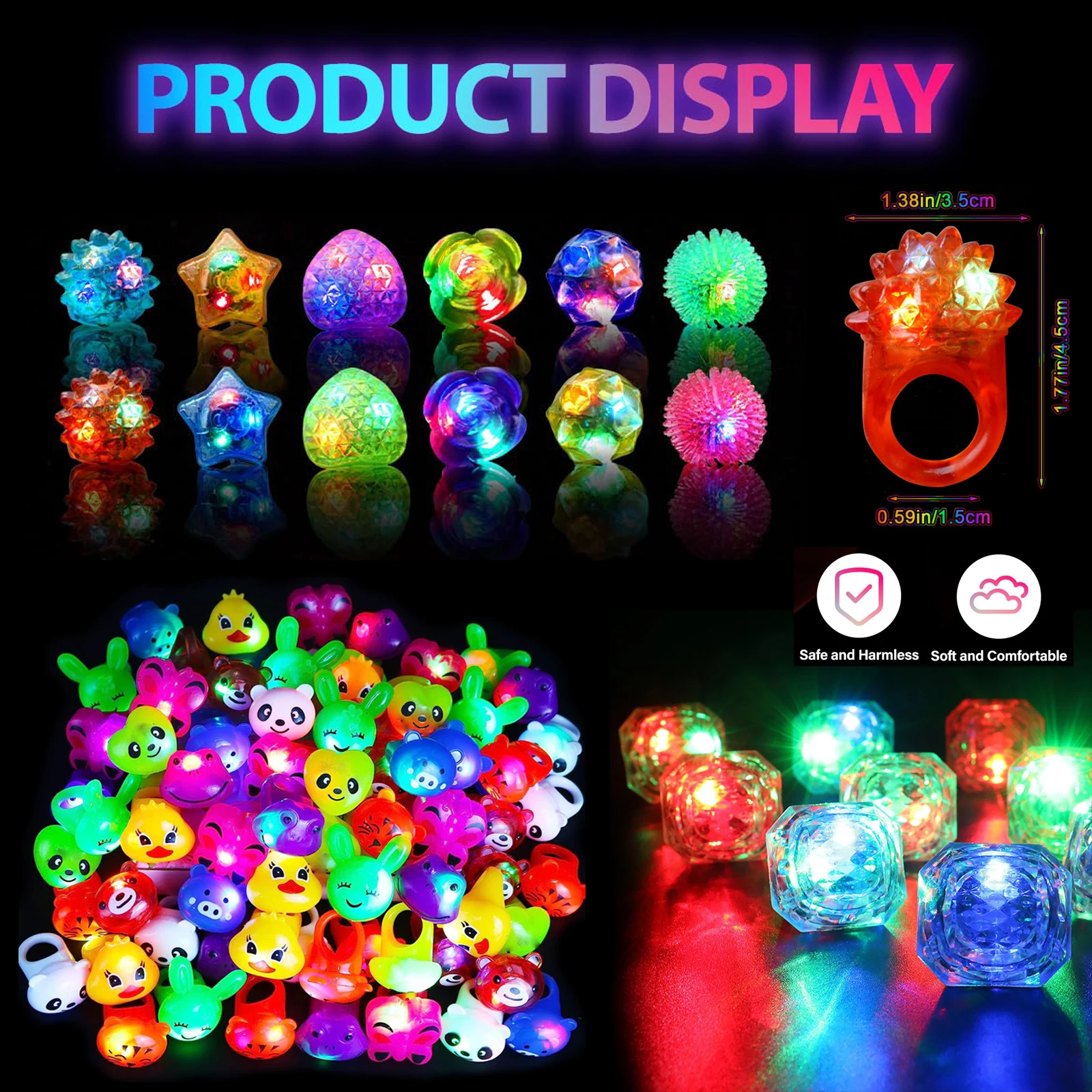 LED Light Up Rings 6