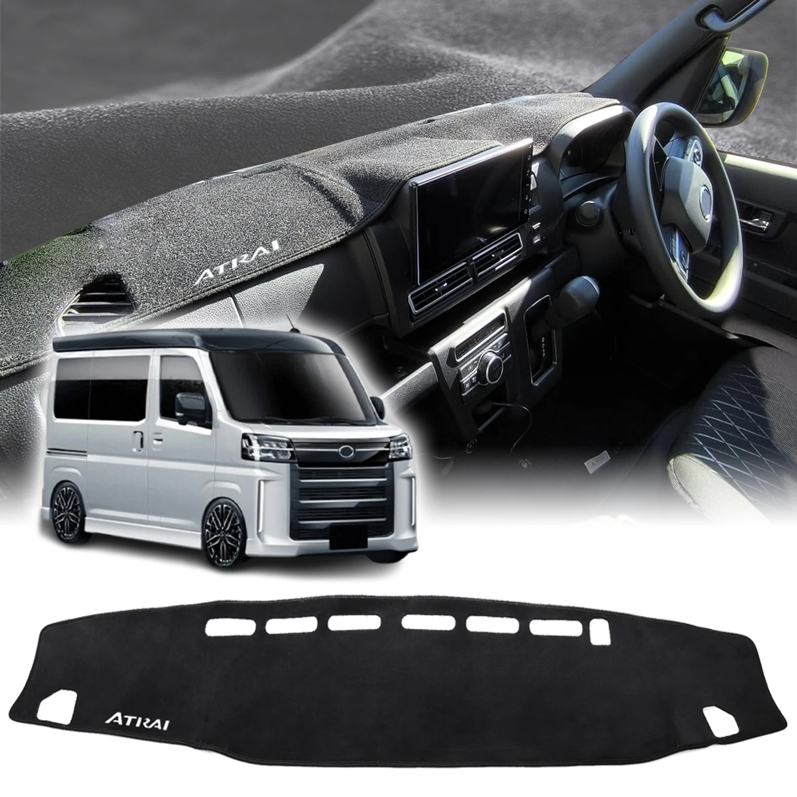 

fit for Daihatsu Atrai 2022-2025 S700 S710 RHD Dashmat Dashboard Cover Pad Protective Carpet Accessories DashMat Sunshade