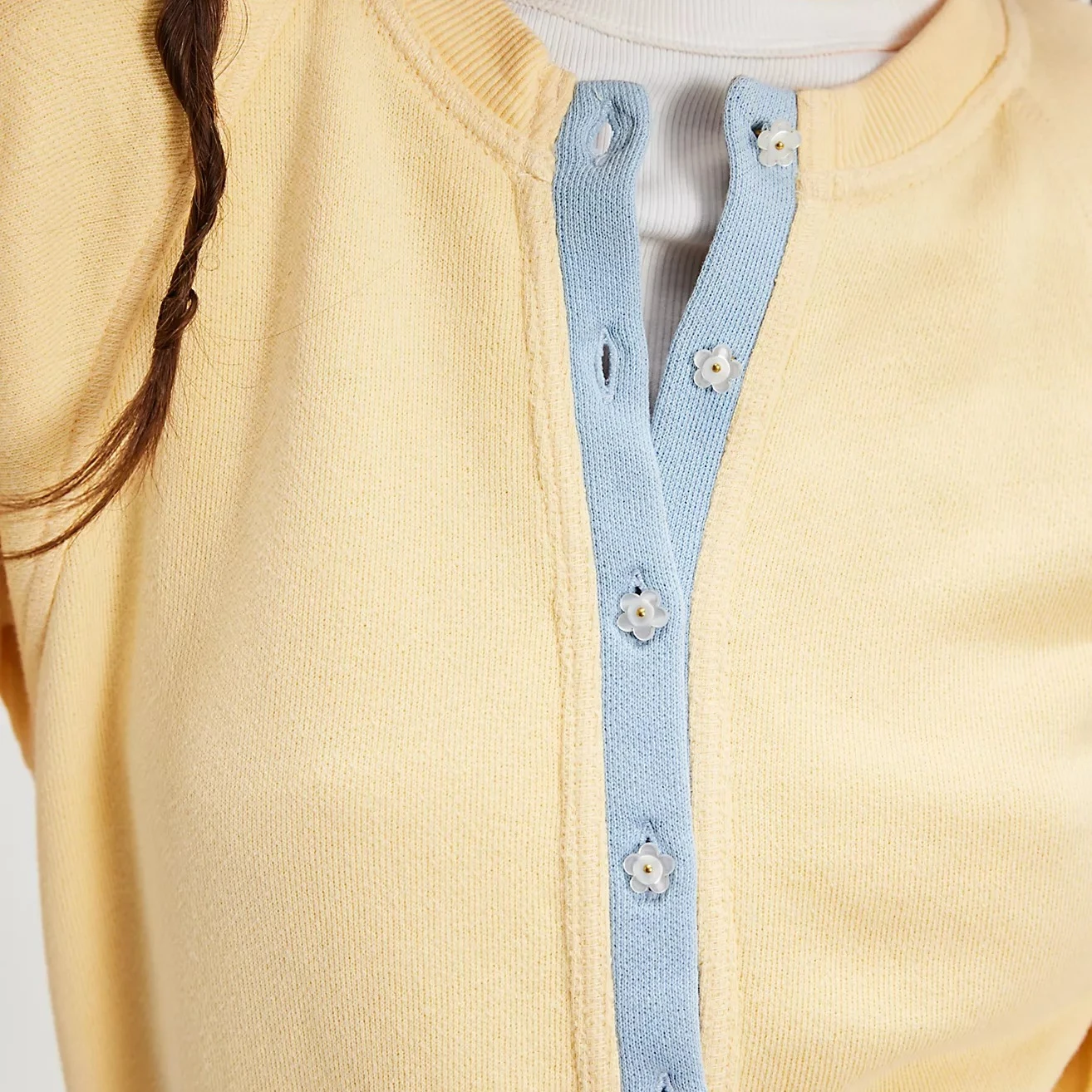 

Vintage Women's Patchwork Sweater Cardigan Fashion Button Down Fall Long Sleeve Crew Neck Contrast Color Knit Jacket