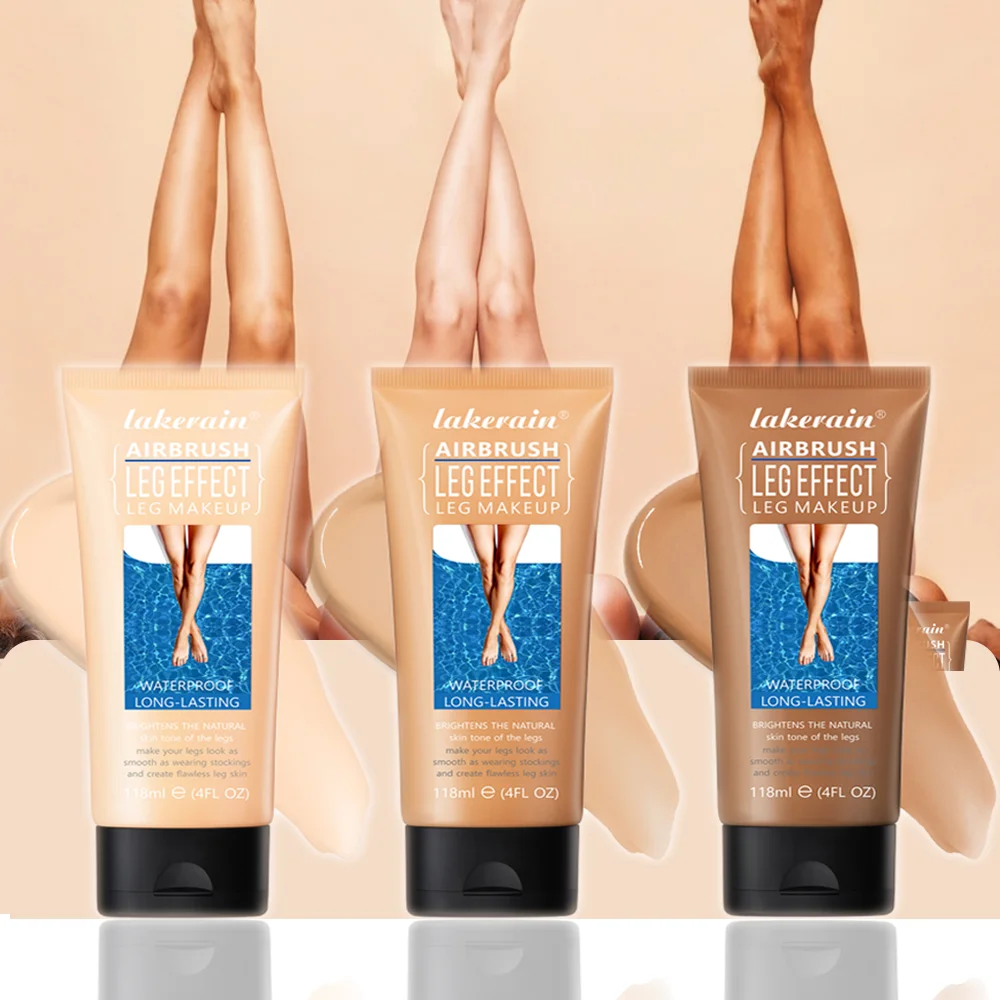 2024 Leg Makeup Body Foundation Lotion Even Skin Tone  Waterproof Long Lasting Body Tanning Cream Medium Bronze Leg Makeup