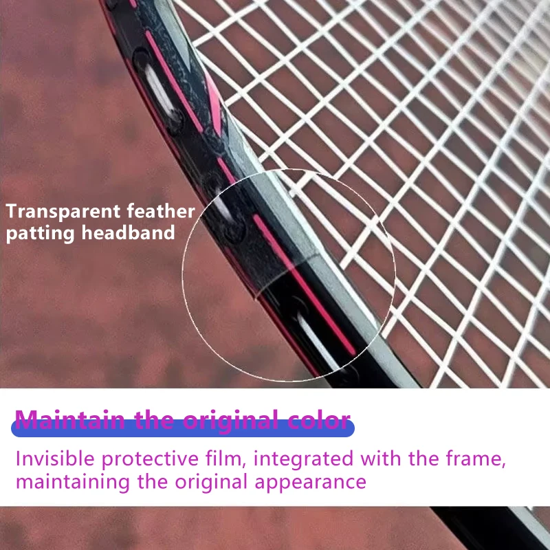 

Transparent Anti Abrasion Invisible Badminton Racket Head Edge Protector Tape Self Adhesive Anti Paint Off For Badminton Racket
