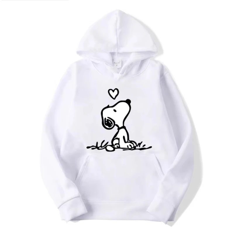 

Miniso Snoopy Hoodies Amusing Harajuku Fashion Stylish Men Women Tops Casual Outerwears Blouse Hoodies Streetwear Graphic 2025