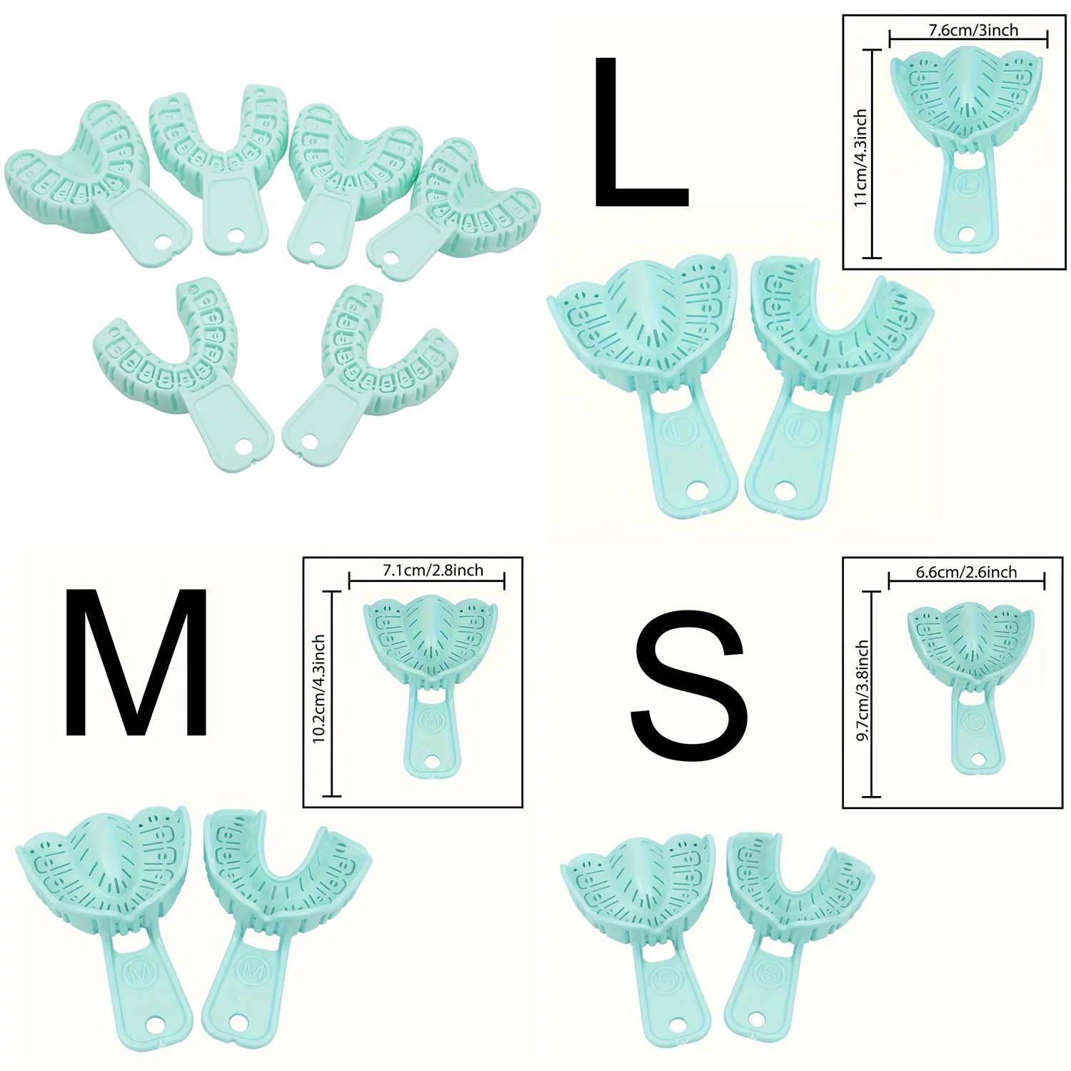 6Pcs/Set Dental Imp…