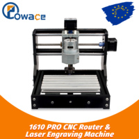 【EU VAT-Free】1610 Pro Mini CNC Milling Machine Upgrade GRBL DIY 3 Axis Laser Engraving Machine CNC Router Table for PCB Wood Cutter