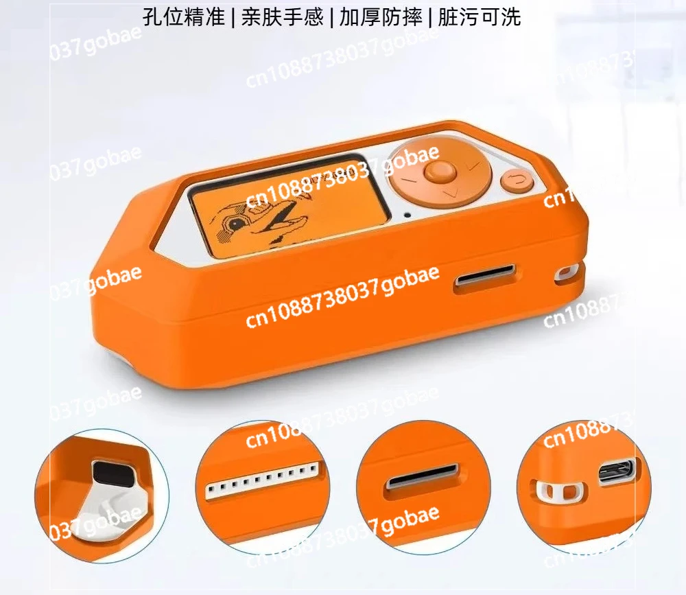 Protective case electronic pet little dolphin silicone all-inclusive protective case