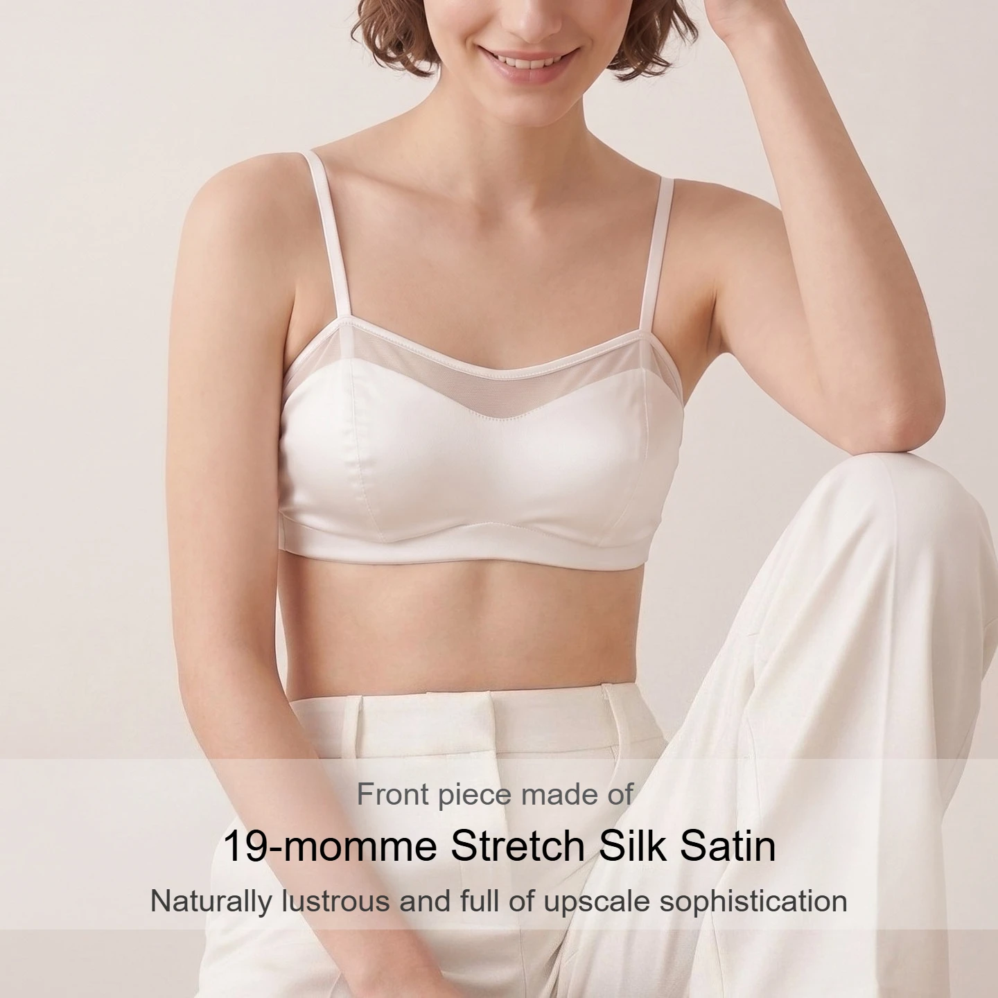 Luxury Silk Women's Bra Lingerie Sexy De Femme Comfort Strapless Bra Top Women Wireless Pitted Bras for Woman Underwear Bralette