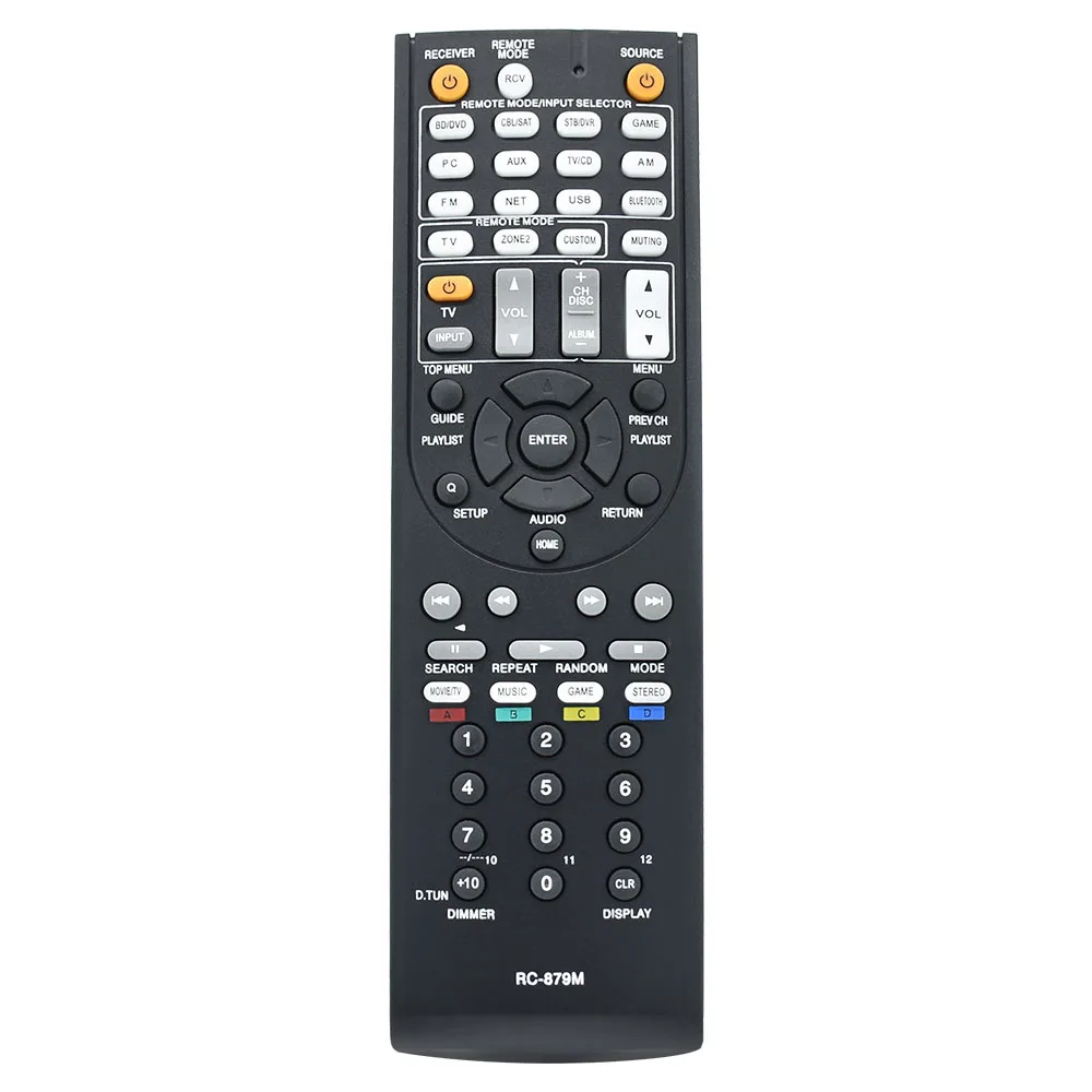 Remote Control RC-879M for Onkyo AV Receiver TX-NR535 HT-R393 TX-SR573S PR-SC5507 PR-SC886 TX-SR506S TX-NR5007