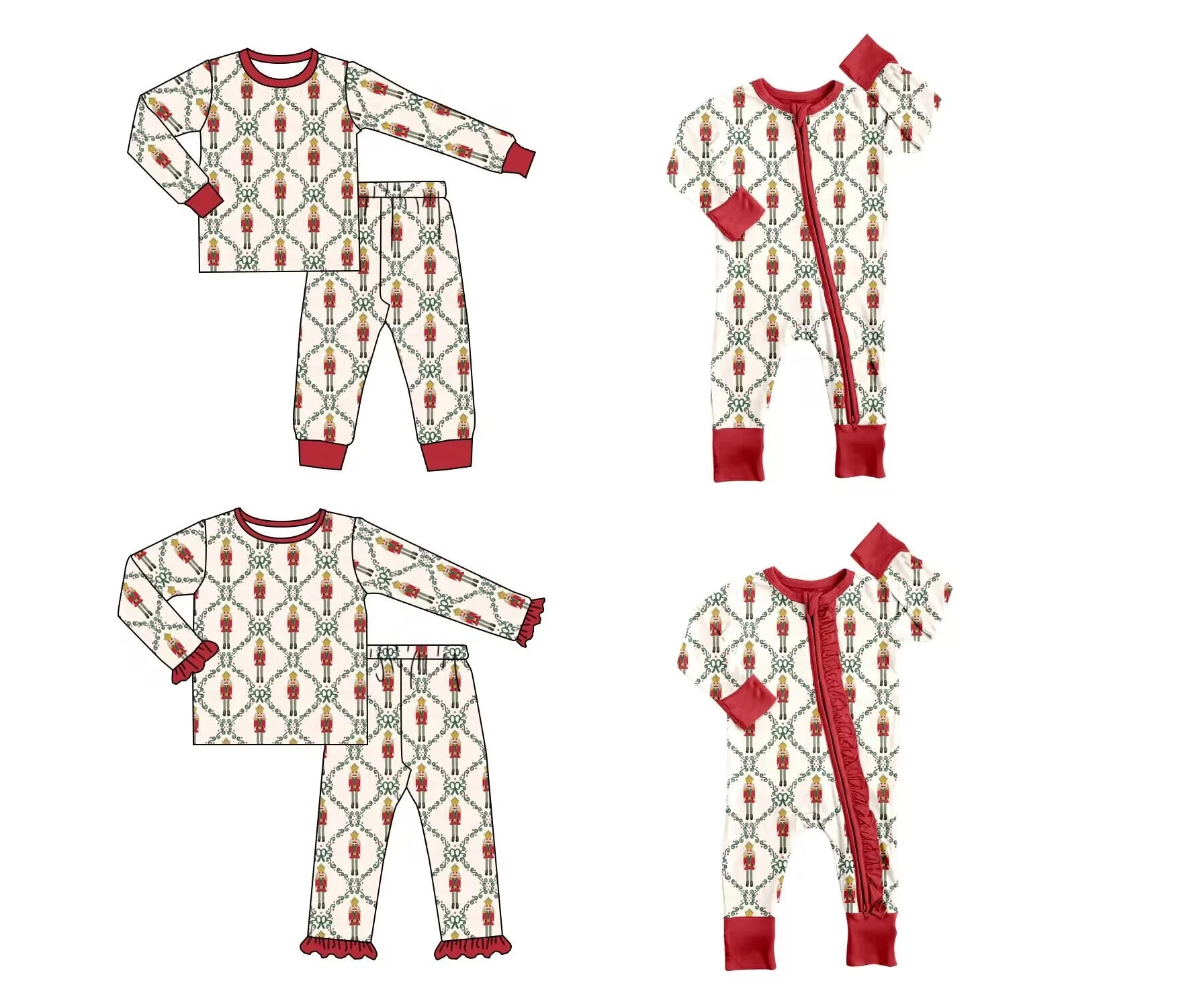 

Baby Boy Clothes Newborn Girl Clothes Long Sleeve Long Pants Pajama Set Christmas Clothes Boutique Kids Clothes Wholesale