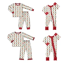 Baby Boy Clothes Newborn Girl Clothes Long Sleeve Long Pants Pajama Set Christmas Clothes Boutique Kids Clothes Wholesale