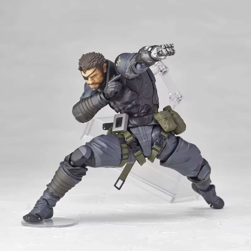 Figura de acción articulada de Metal Gear Solid de 15 cm, modelo coleccionable de aleación, decoración de escritorio para coleccionistas y fans del juego.
