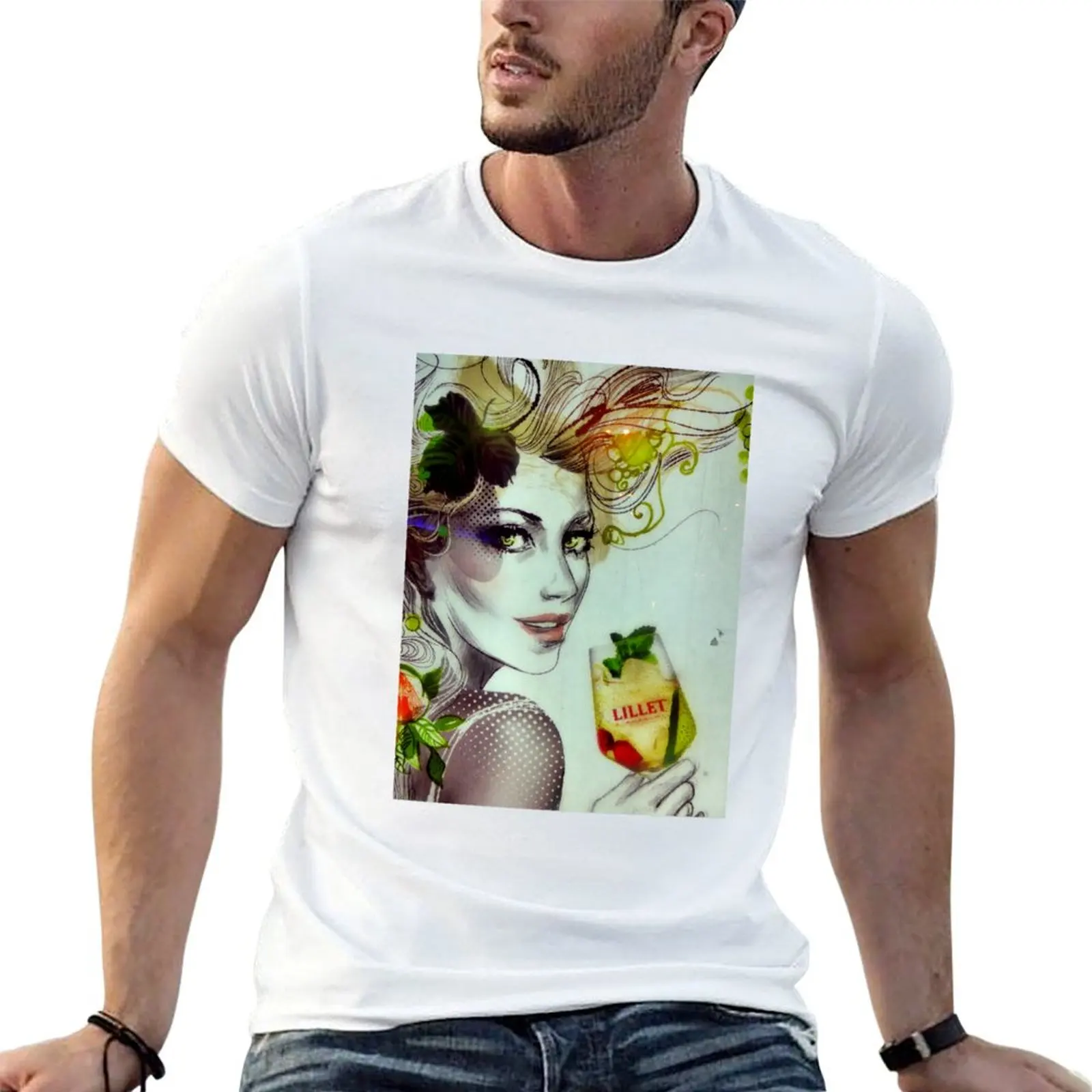 Camiseta JEANETTE LILLET, camiseta personalizada, camiseta esencial, camiseta para hombre