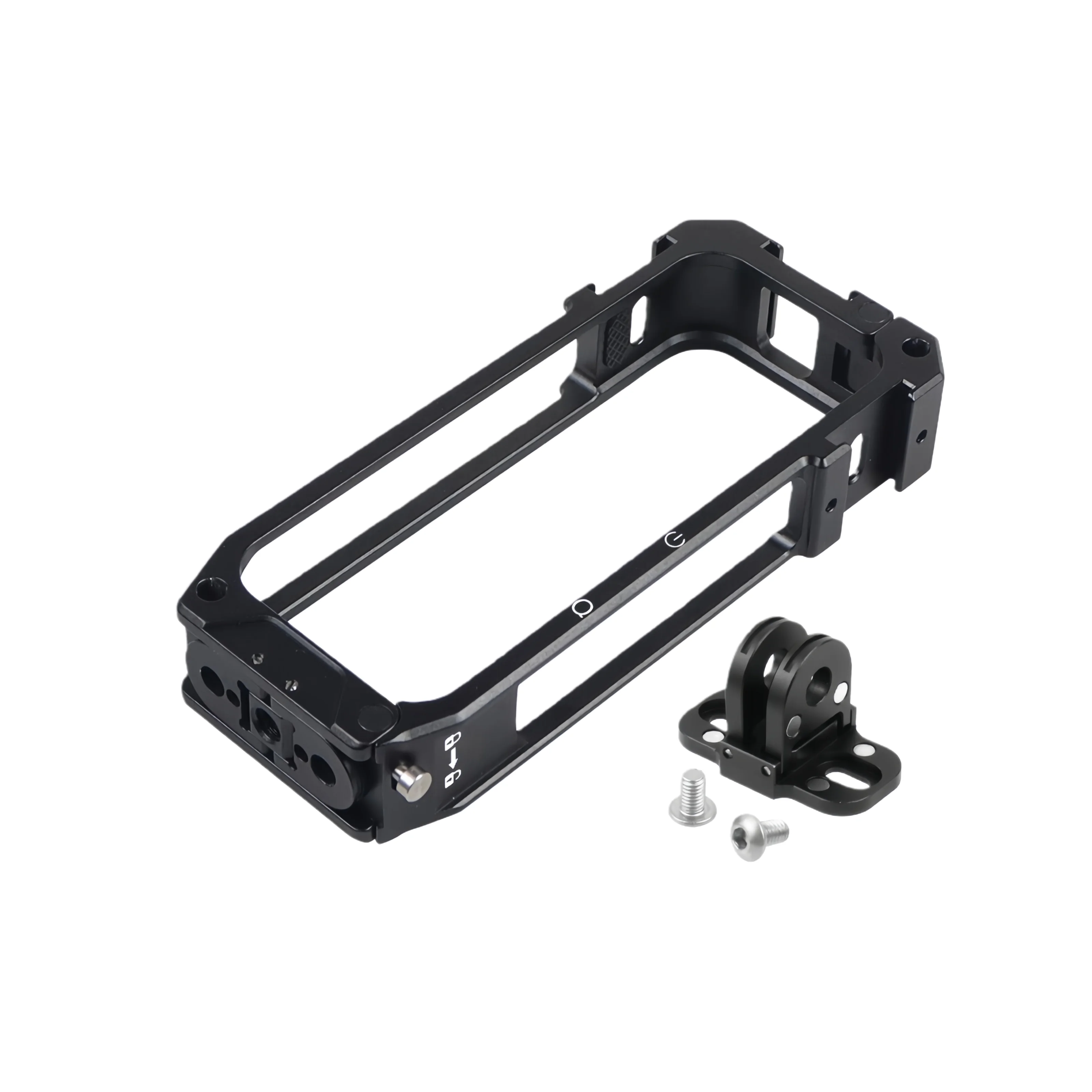 مثبت قفص الكاميرا سريع التحرير لإطار الحماية من الألومنيوم لتوسيع insta360 X3 VLOG