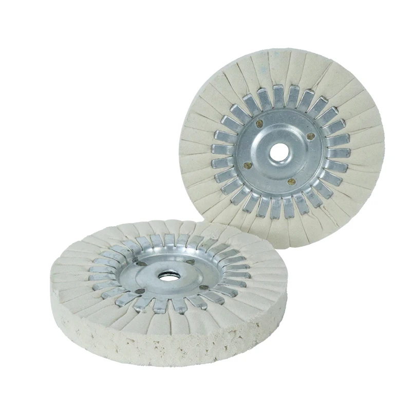 2PCS 150*14*20mm Premium Quality Cotton Buffing Wheel Polishing Wheel for CEHISA Edge Banding Machine