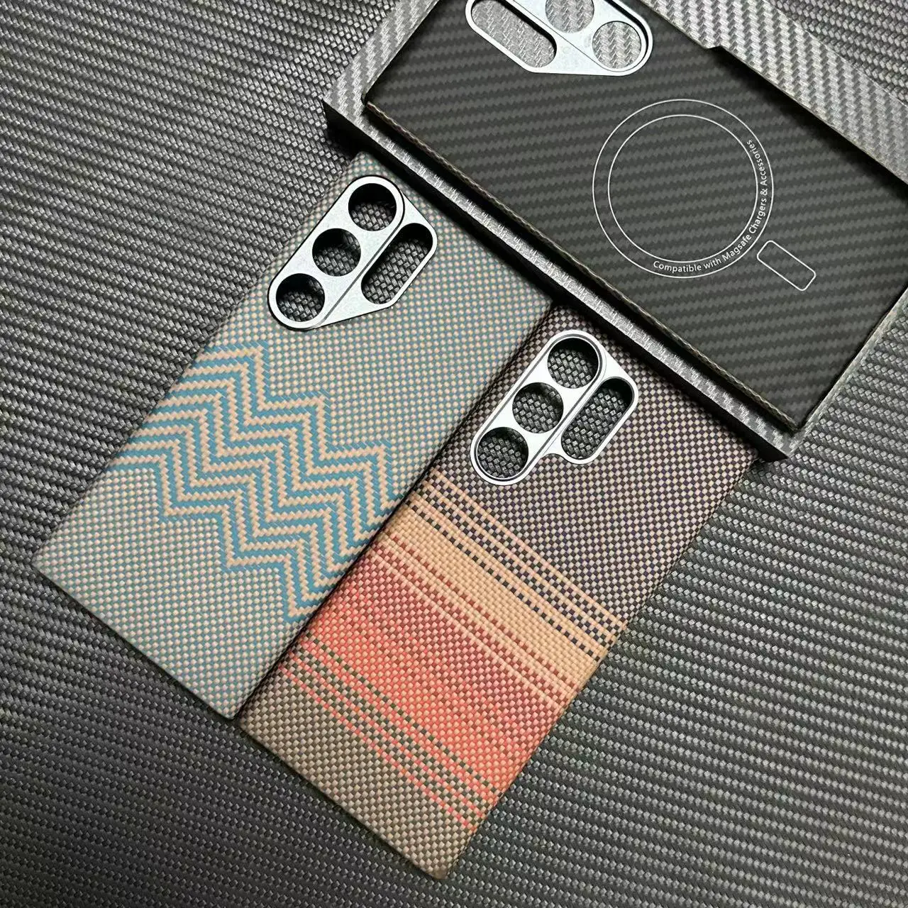 

Оригинальный чехол из углеродного арамидного волокна для Samsung Galaxy S23 Ultra Magsafe, тонкий дизайн из углеродного волокна, защитный чехол для объектива