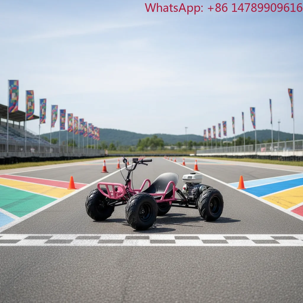Kart de course tout-terrain Crazy Racing KartRiderAdult 212cc à essence, buggy de plage à quatre roues, véhicule tout-terrain extérieur, vitesse et performance