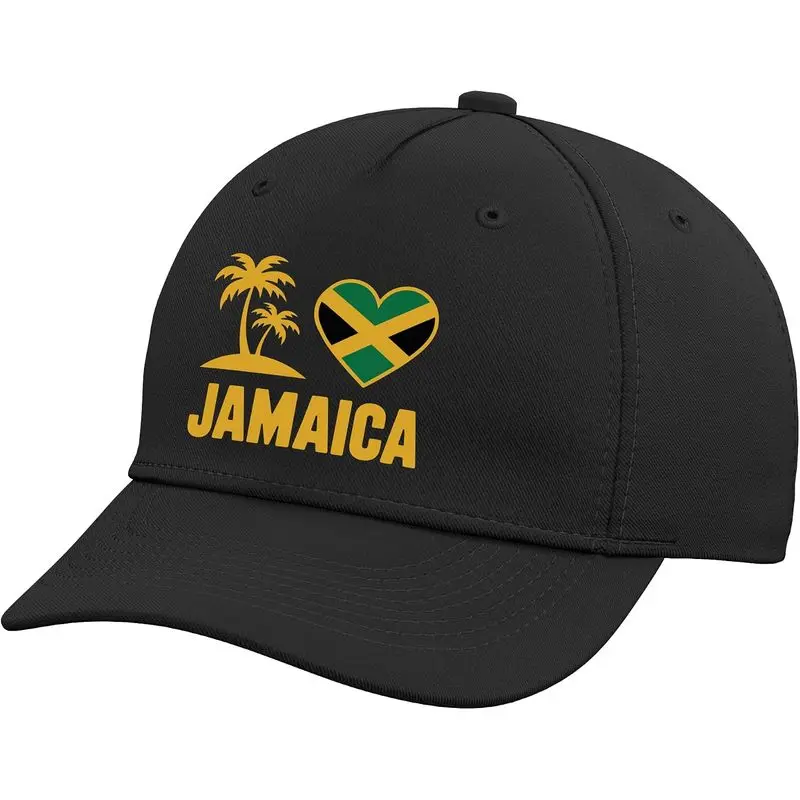 Jamaican Vacation Art For Men Women Jamaica Travel Souvenir Adjustable Baseball Hat
