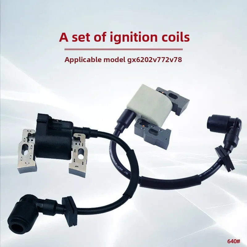 Igniter Coil for Two-Cylinder Gas Engine High Pressure Package 2V77 2V78 Compatible with Honda GX610 GX620 GX670