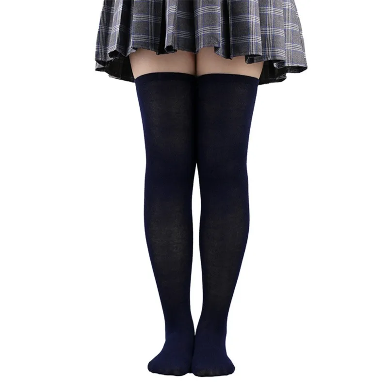 Schwarz/weiß gestreifte lange Socken für Damen, sexy Overknee-Oberschenkelstrümpfe, Overknee-Strümpfe, Damen und Mädchen, warme lange Röhrensocken ﻿ – Detail 7