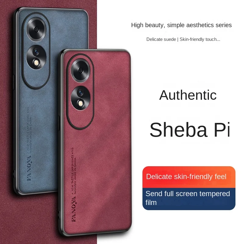 Luxury sheep Leather Case For Oppo A60 4G CPH2631 Cover Shockproof premium case