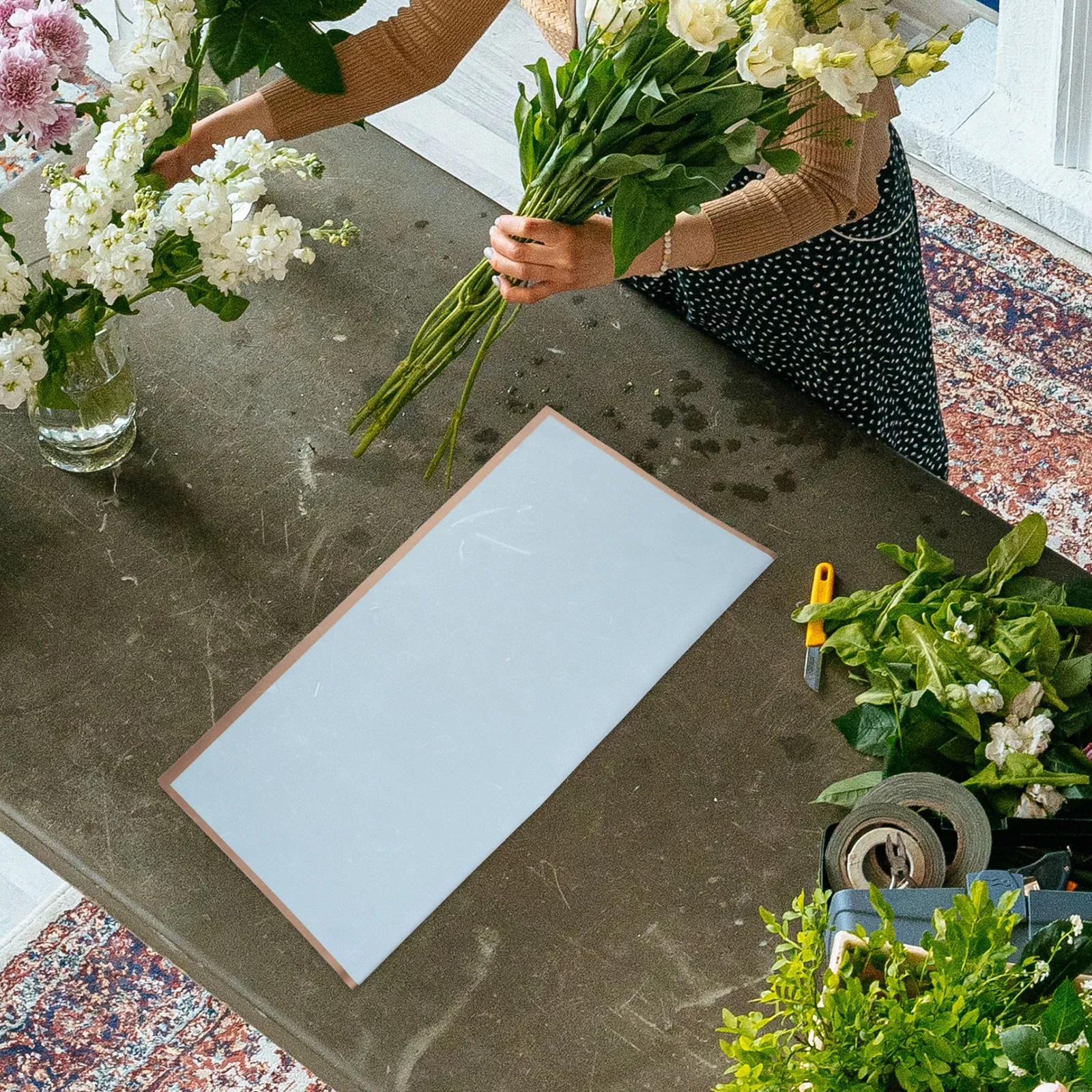 

20 Sheets Bouquet Wrapping Paper Floral Packing Material Gift Flower Wrapping Sheets Shiny Natural Look for DIY Craft and