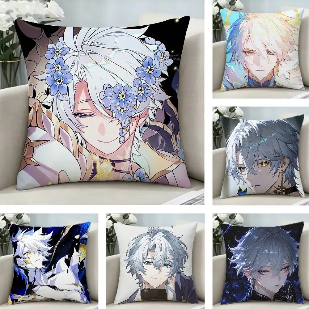 

1pc Game H-Honkai S-Star Rail Phainon Pillow Case Pattern Printed Pillowcase For Living Room Sofa Cushion Cover