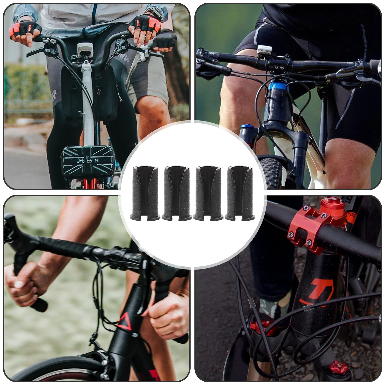 

10Pcs U Cable Clip Reliable Plastic Bike Brake Cable Clamp Shifter Hose Guide Tubing Clamp Bicycle Tube Guide Road Bike