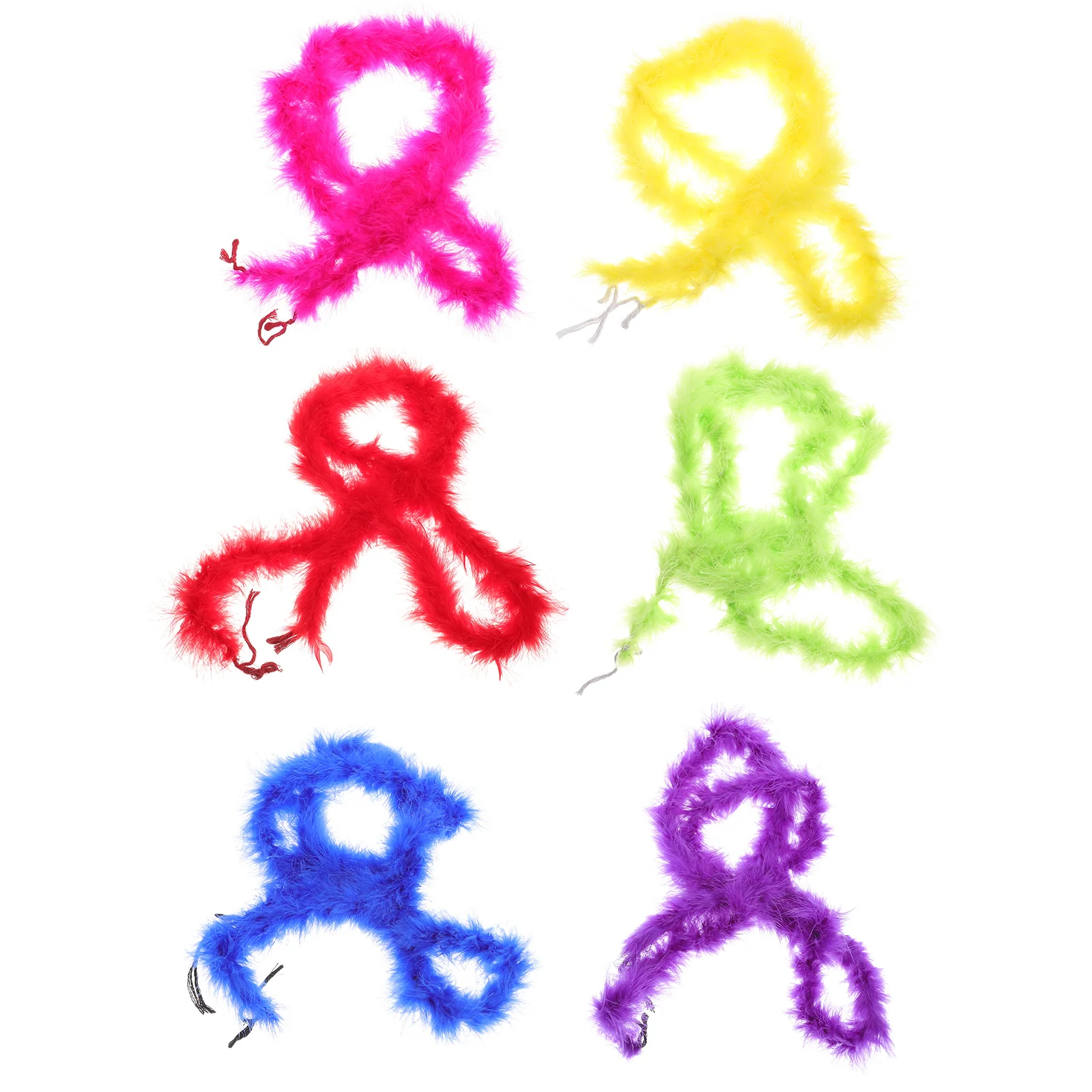 6 قطع 40 جرام من البواس الملون DIY مادة هامشية للحرف اليدوية لوازم السائبة أرجواني داكن أحمر أخضر أصفر