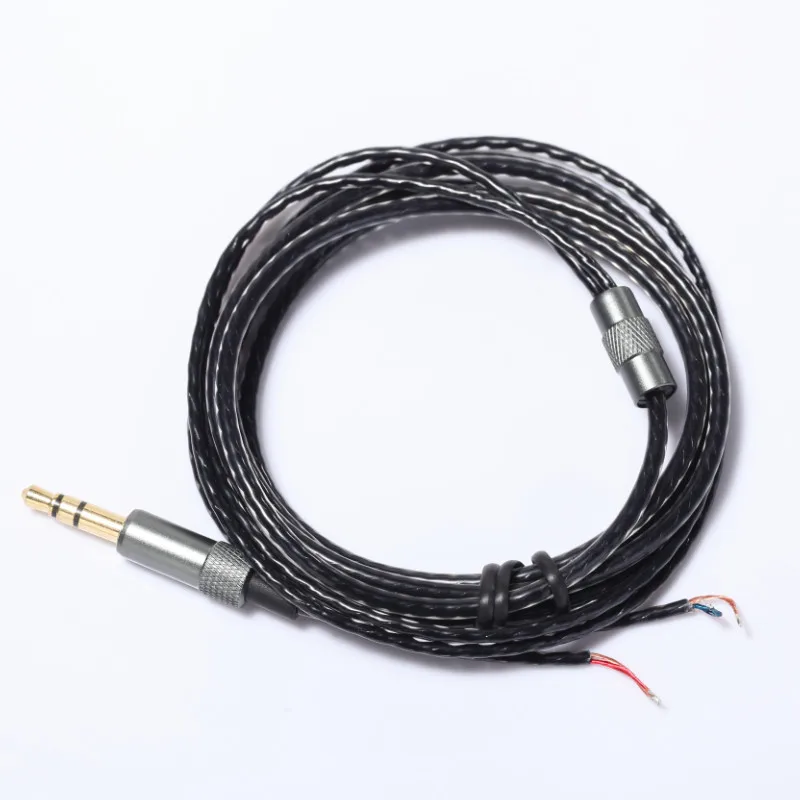 Koceta PVC DIY Earphone Cable Replacement Cord Repair OFC HIFI Maintenance Wire 1.2M Headset 3 pole Semi-finished for AKG K420