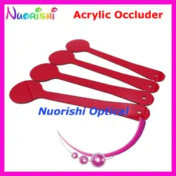 1pcs Ophthalmic Acrylic Red Filter Eye Exam Occluder Tool 205C