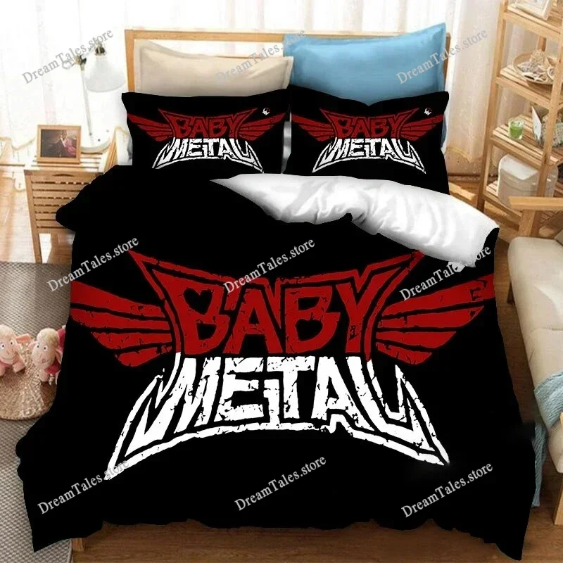 

BABYMETAL Rock Band Bedding Set Duvet Cover 3d Bedding Fashion Design Decoration King Duvet Cover Set Double Bed Set Bedding369
