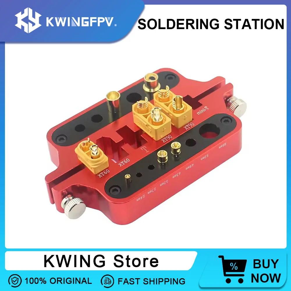 RC Car Parts Metal mini Red Soldering Tool Holder Model Cars Drone Marine Welding Tool T plug Connector XT60 XT90