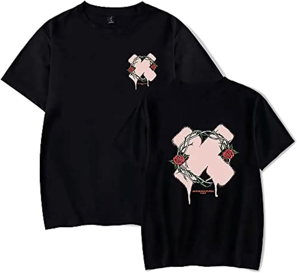 Sam and Colby XPLR Thorn Merch Couples dressT-Shirt Fashion Hip Hop Fans Harajuku Two-Sided Print Men/Women Tee Shirt